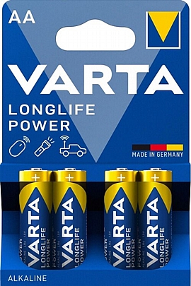 4 Μπαταρίες / blister LR6-AA 
Varta Longlife Power