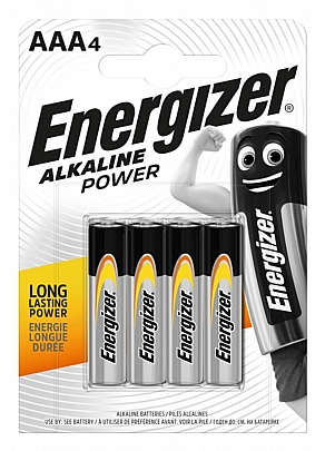4 Μπαταρίες / blister LR03-AAA
Energizer Alkaline Power