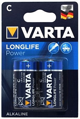 2 Μπαταρίες / blister LR14-C 
Varta Longlife Power