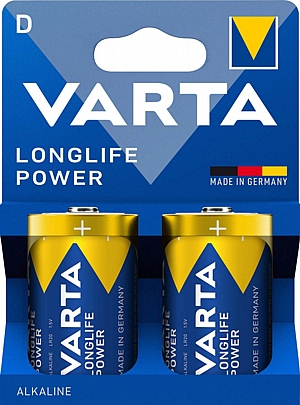 2 Μπαταρίες / blister LR20-D 
Varta Longlife Power