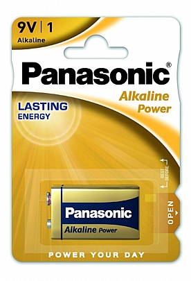 1 Μπαταρία / blister 6LR61-9V Panasonic
Alkaline Power