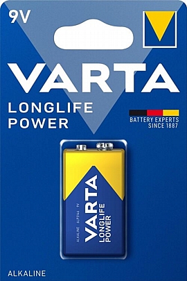 1 Μπαταρία / blister 6LR61-9V Varta Longlife Power