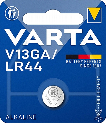 1 Μπαταρία / blister LR44-V13GA 
Varta