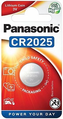 1 Μπαταρία / blister CR2025
Panasonic