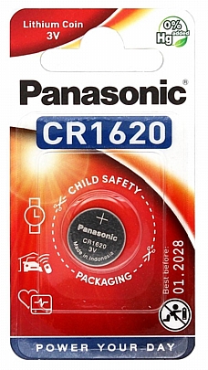 1 Μπαταρία / blister CR1620 
Panasonic