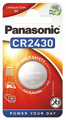 1 Μπαταρία / blister CR2430
Panasonic