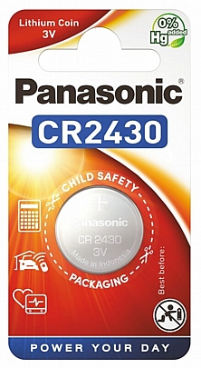 1 Μπαταρία / blister CR2430
Panasonic