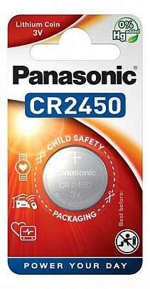 1 Μπαταρία / blister CR2450
Panasonic