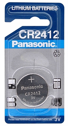 1 Μπαταρία / blister CR2412
Panasonic