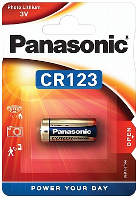 1 Μπαταρία / blister CR123A
Panasonic