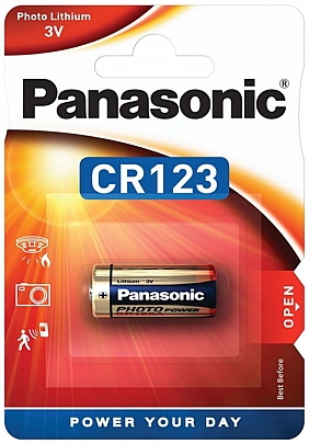 1 Μπαταρία / blister CR123 3V
Panasonic