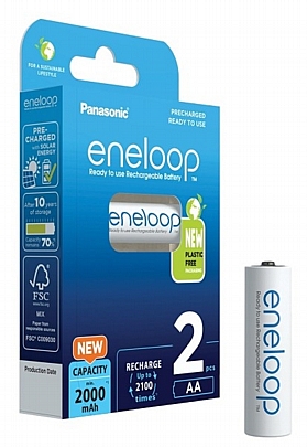 2 Μπαταρίες / blister HR6-AA 2000mAh 
Eneloop 