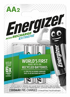 2 Μπαταρίες / blister HR6-AA 2300mAh
Energizer extreme 