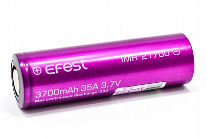 Μπαταρία ιόντων Λιθίου 21700 3.6V 3700mAh
35A Efest 