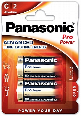2 Μπαταρίες / blister LR14-C 
Panasonic Pro Power