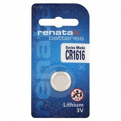 1 Μπαταρία / blister CR1616 RENATA