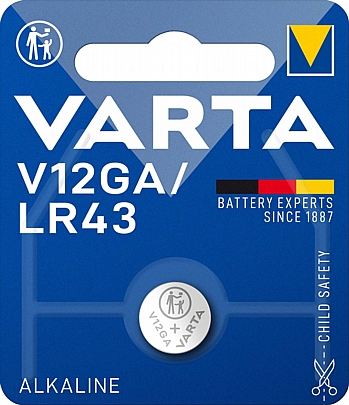 1 Μπαταρία / blister LR43 VARTA 