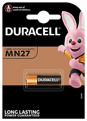 1 Μπαταρία / blister 27A Duracell