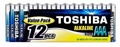 12 Μπαταρίες / συσκευασία LR03-AAA TOSHIBA High Power