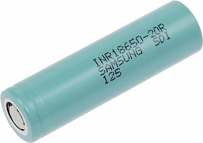 Μπαταρία ιόντων Λιθίου 18650 εργαλείου 2000mAh 22A Samsung 20R