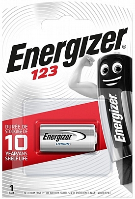 1 Μπαταρία / blister CR123A Energizer