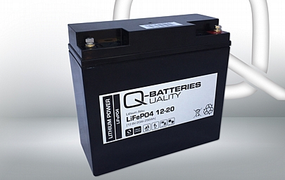 Μπαταρία LiFePO4 12.8V 20Ah Q-Batteries