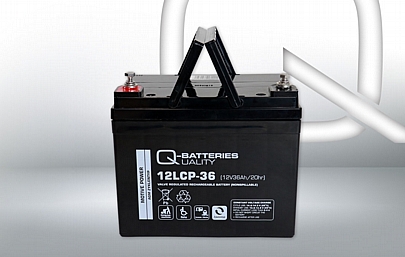 Μπαταρία AGM βαθειάς εκφόρτισης 12V 36Ah 
Q-Batteries
