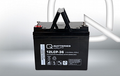 Μπαταρία AGM βαθιάς εκφόρτισης 12V 36Ah 
Q-Batteries