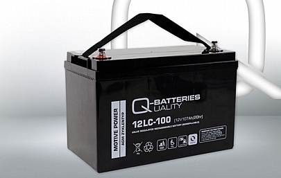 Μπαταρία AGM βαθιάς εκφόρτισης 12V 100Ah 
Q-Batteries