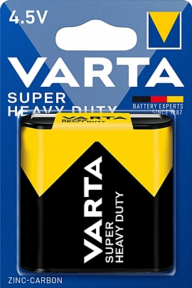 Μπαταρία zinc-carbon 4.5V Varta Super Heavy Duty