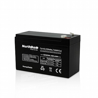 Μπαταρία VRLA 12V 7Ah Northbatt