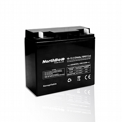 Μπαταρία VRLA 12V 18Ah NORTHBATT