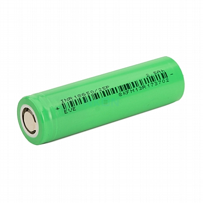 Μπαταρία ιόντων Λιθίου 18650 3.6V 2500mAh 20A EVE