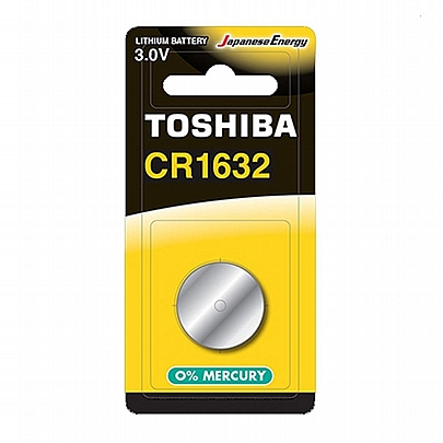 1 Μπαταρία/blister λιθίου CR1632 3V TOSHIBA