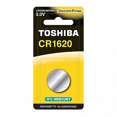 1Μπαταρία/blister λιθίου CR1620 3V TOSHIBA